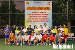 Giải bóng chuyền hơi, pickleball chào mừng 80 năm Ngày truyền thống LLVT Quân khu và Cục Chính trị thành công tốt đẹp